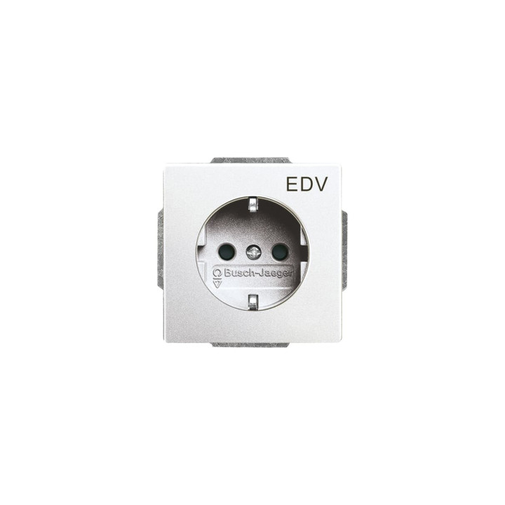 Busch-Jaeger 20 EUCKS/DV-83 SCHUKO® Steckdosen-Einsatz mit Aufdruck "EDV"