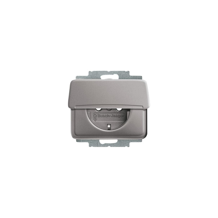 Busch-Jaeger 20 EUK-20 SCHUKO® Steckdosen-Einsatz mit Klappdeckel