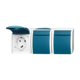 Busch-Jaeger 2300/3 EW-53 SCHUKO® Steckdose 3 fach