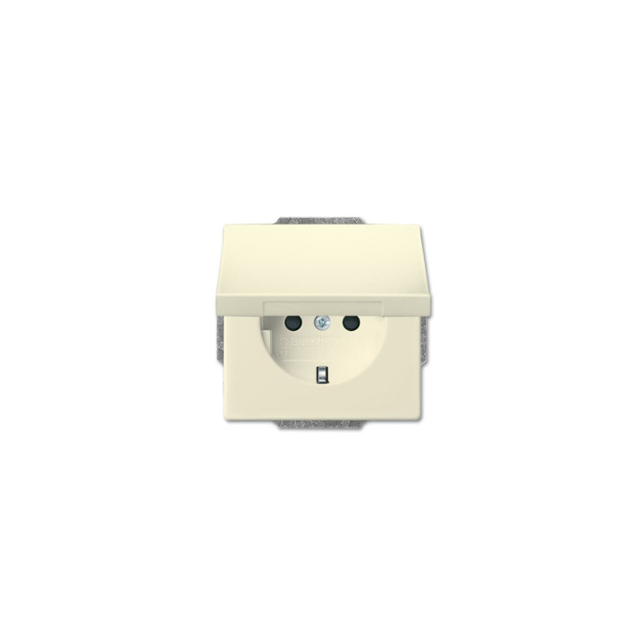 Busch-Jaeger 20 EUK-82 SCHUKO® Steckdosen-Einsatz mit Klappdeckel