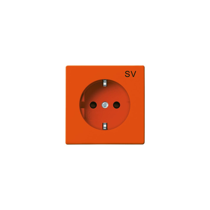 Busch-Jaeger 20 EUC-14-82 SCHUKO® Steckdosen-Einsatz mit Aufdruck