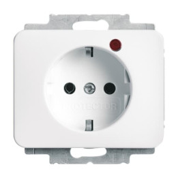 Busch-Jaeger 2310EUGL/VA-24G-11 Busch-Protector® SCHUKO® Steckdosen-Einsatz mit Überspannungsschutz