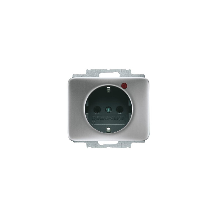 Busch-Jaeger 2310EUGL/VA-266-11 Busch-Protector® SCHUKO® Steckdosen-Einsatz mit Überspannungsschutz