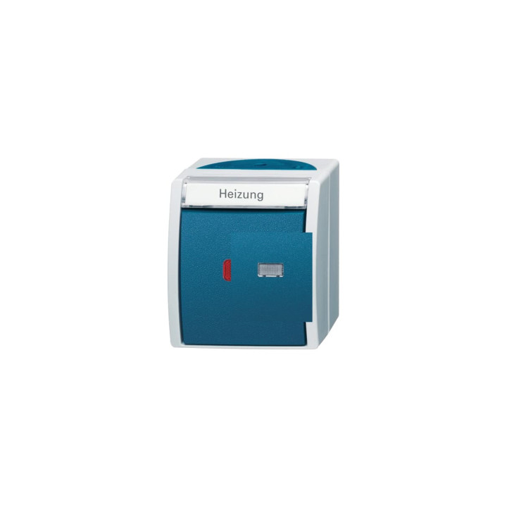 Busch-Jaeger 2601/6 SKWNH-53 Wippkontrollschalter/Heizungsschalter Aus- und Wechselschaltung