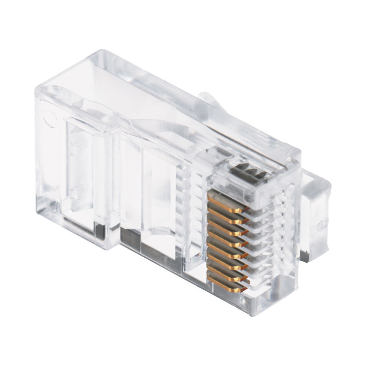 Modulārais RJ45 savienotājs PFM976-531 Cat6 UTP Keystone Jack Balts