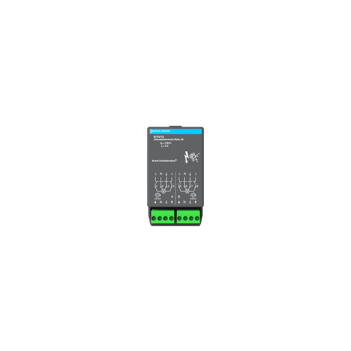 Busch-Jaeger 6174/12 Jalousieaktormodul, 2fach, 230 V AC