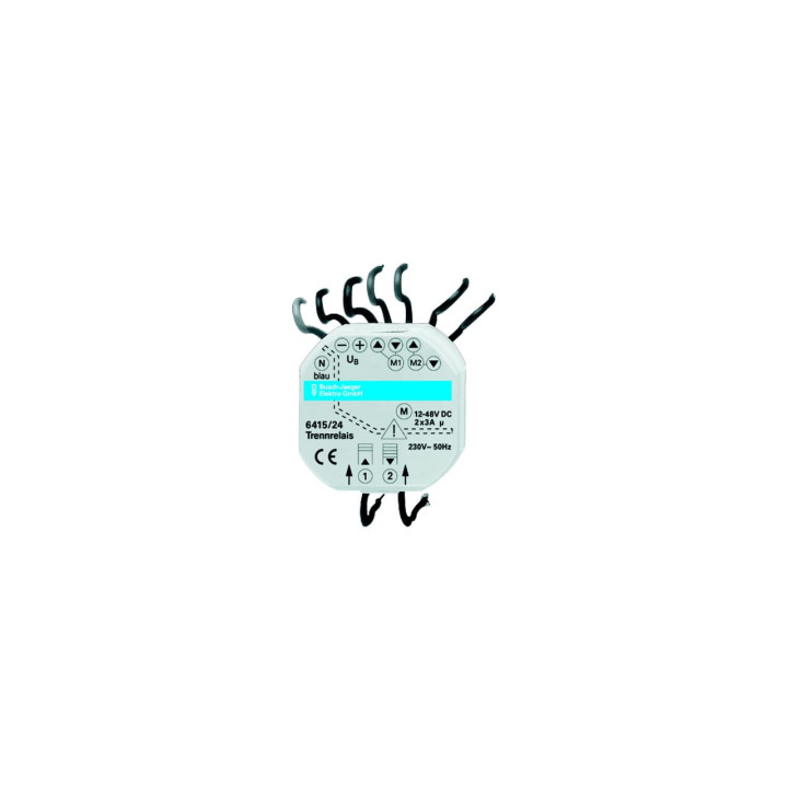 Busch-Jaeger 6415/24 Busch-Jalousiecontrol® II Trennrelais Gleichstromantriebe 2-fach