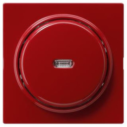 GIRA 012243 Tast-Kontrollschalter Aus 2-pol S-Color Rot