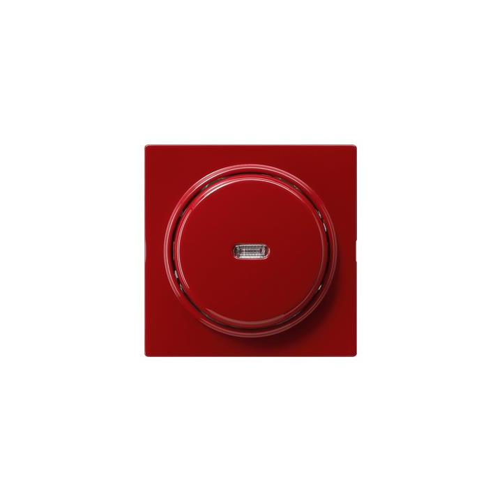 GIRA 012243 Tast-Kontrollschalter Aus 2-pol S-Color Rot