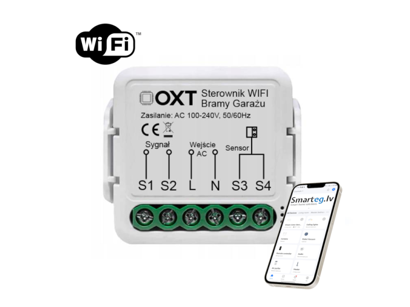 Zigbee 1 pogas releja modulis 5A