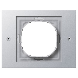 GIRA 021165 Abdeckrahmen 1f Gira TX_44 (WG UP) Farbe Alu