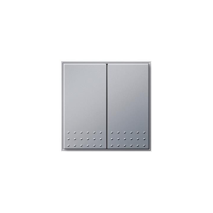 GIRA 012865 Tastschalter Wechselsch. 2f Gira TX_44 (WG UP) Farbe Alu