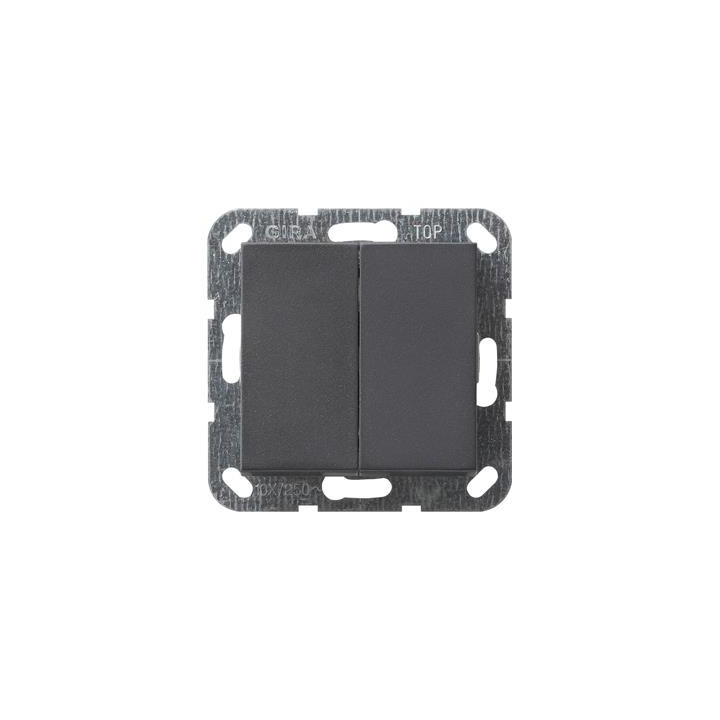 GIRA 012528 Tastschalter Serien System 55 Anthrazit