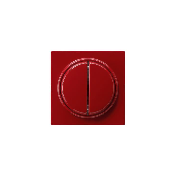 GIRA 012843 Tastschalter Wechselsch. 2f Abdeckung S-Color Rot