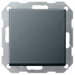 GIRA 012728 Tastschalter Kreuz System 55 Anthrazit