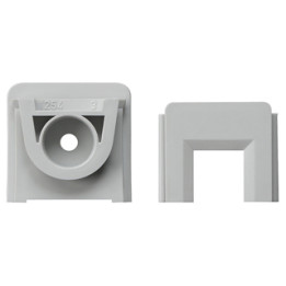 GIRA 000830 Adapter Leitungseinf. 1f Kanal 15 x 15 mm AP Grau