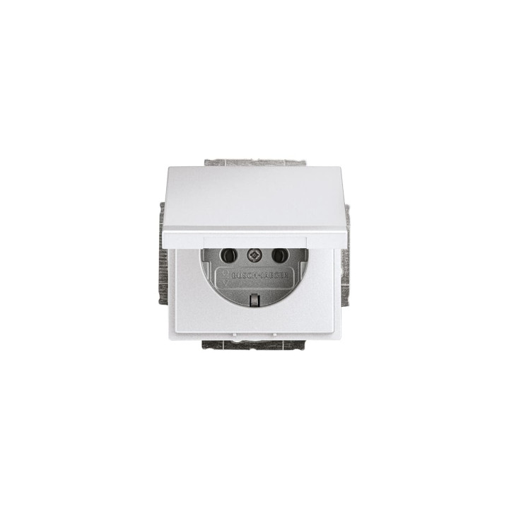 Busch-Jaeger 20 EUK-83 SCHUKO® Steckdosen-Einsatz mit Klappdeckel