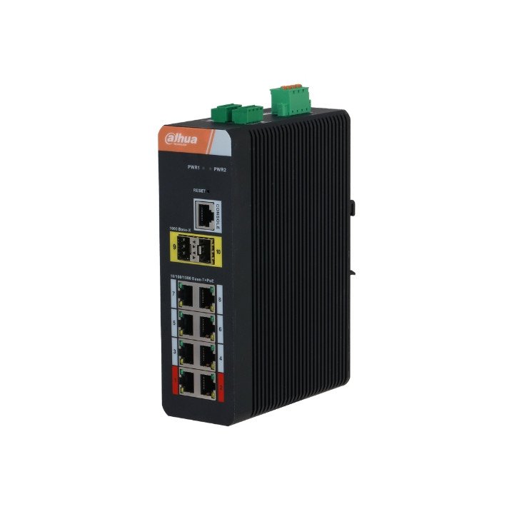 DAHUA IS4210-8GT-120 Industrial Switch 8 PoE + 2 SFP