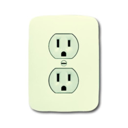 Busch-Jaeger 3016-02 EUI-212 Busch-Nema Unterputz-Doppelsteckdose 2-polig (2 P + E), 20 A