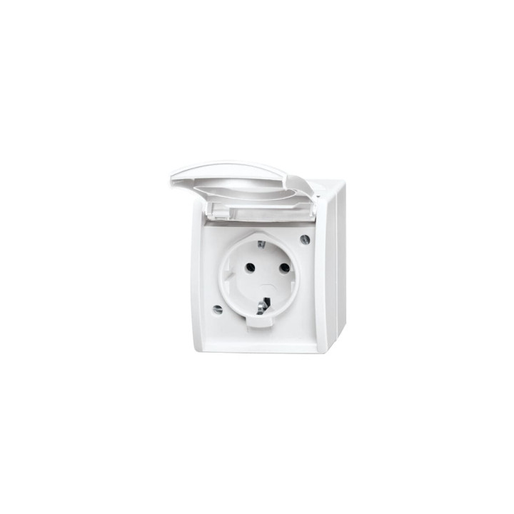 Busch-Jaeger 20 EW-54 SCHUKO® Steckdose mit Klappdeckel