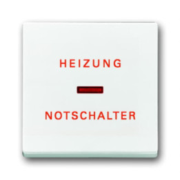Busch-Jaeger 1789 H-84 Wippe mit Aufdruck mit kleiner roter Kalotte