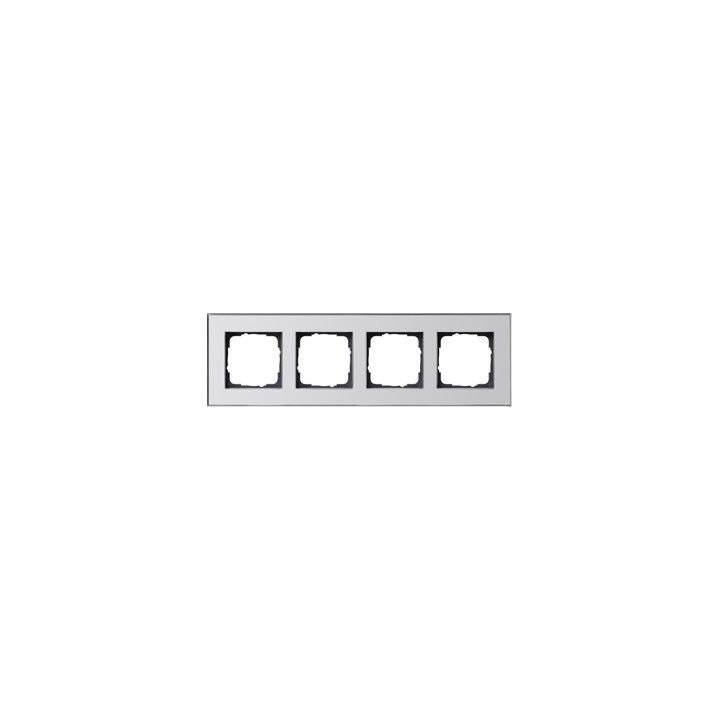 GIRA 021410 Abdeckrahmen 4f Gira Esprit Chrom