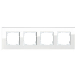 GIRA 021412 Abdeckrahmen 4f Gira Esprit G Weiß