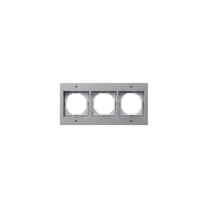 GIRA 021365 Abdeckrahmen 3f Gira TX_44 (WG UP) Farbe Alu