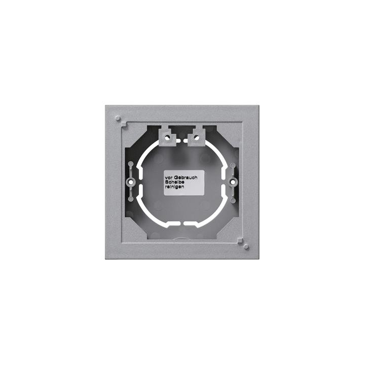 GIRA 021926 AP-Gehäuse 1f flach System 55 Farbe Alu