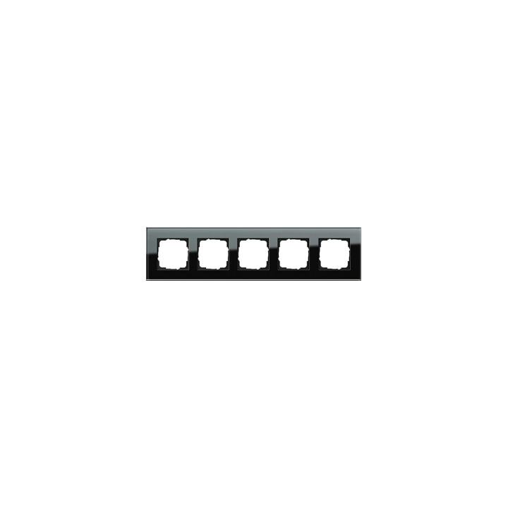 GIRA 021505 Abdeckrahmen 5f Gira Esprit G Schwarz