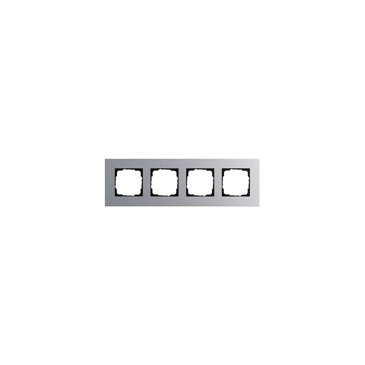 GIRA 021417 Abdeckrahmen 4f Gira Esprit Aluminium