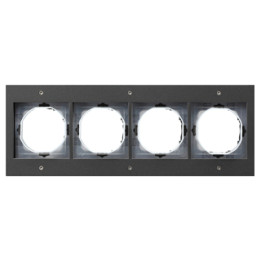 GIRA 021467 Abdeckrahmen 4f Gira TX_44 (WG UP) Anthrazit