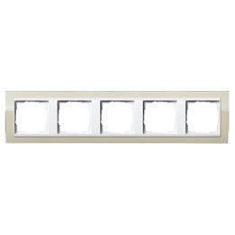GIRA 0215773 Abdeckrahmen 5f Zwischenr. RW Gira Event Klar Sand