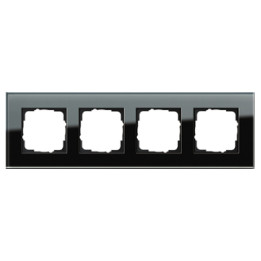 GIRA 021405 Abdeckrahmen 4f Gira Esprit G Schwarz
