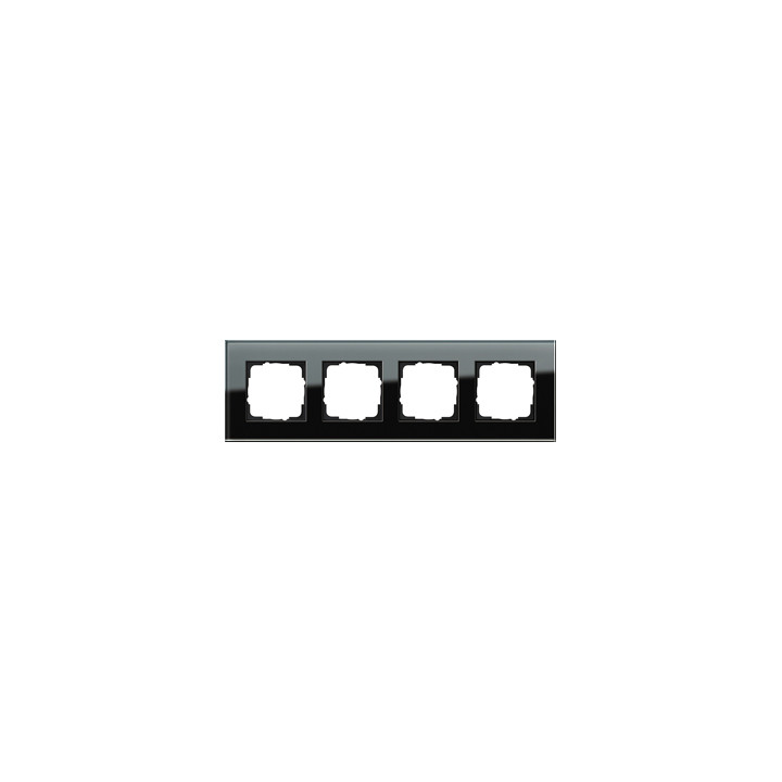 GIRA 021405 Abdeckrahmen 4f Gira Esprit G Schwarz