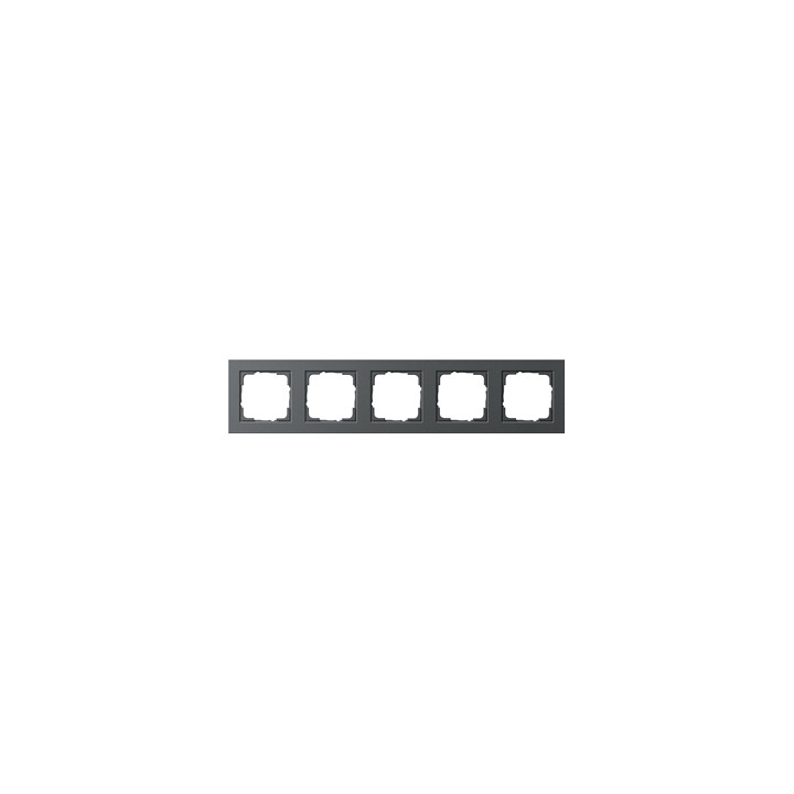GIRA 021523 Abdeckrahmen 5f Gira E2 Anthrazit