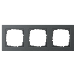 GIRA 021323 Abdeckrahmen 3f Gira E2 Anthrazit