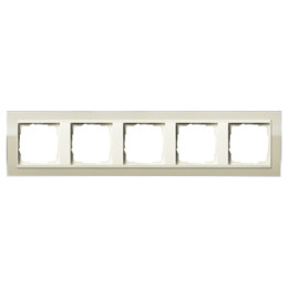 GIRA 0215771 Abdeckrahmen 5f Zwischenr. CW Gira Event Klar Sand