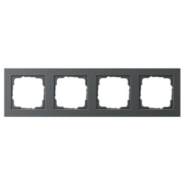 GIRA 021423 Abdeckrahmen 4f Gira E2 Anthrazit