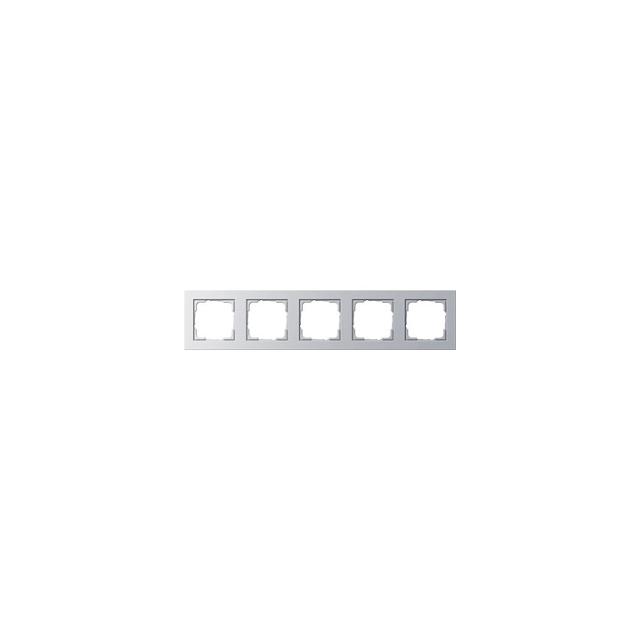 GIRA 021525 Abdeckrahmen 5f Gira E2 Farbe Alu