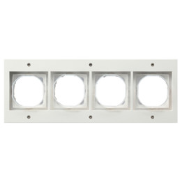 GIRA 021466 Abdeckrahmen 4f Gira TX_44 (WG UP) Reinweiß