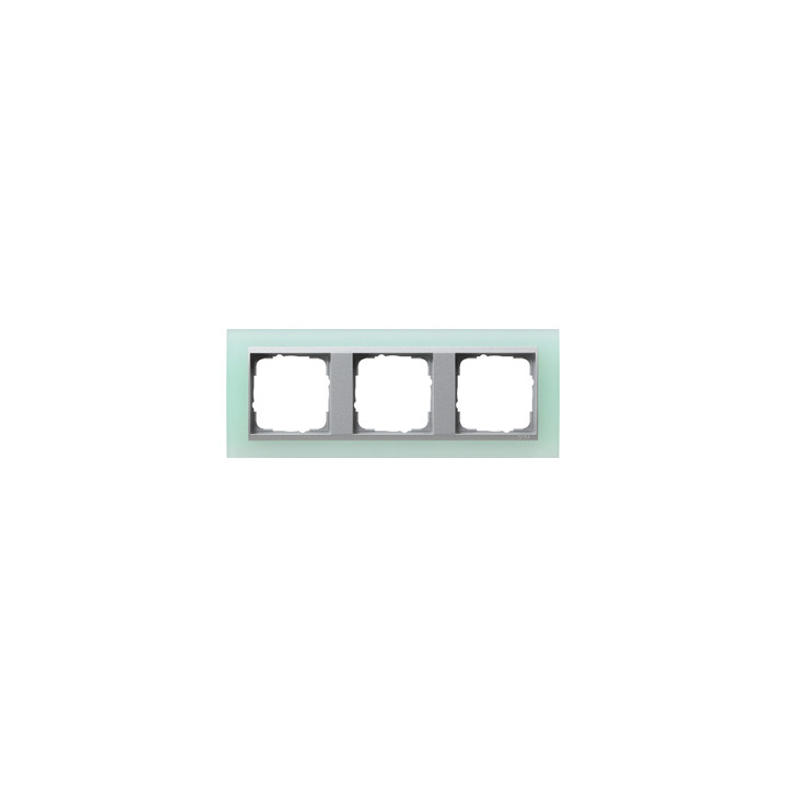 GIRA 021351 Abdeckrahmen 3f Zwischenr. Farbe Alu Gira Event Opak Mint
