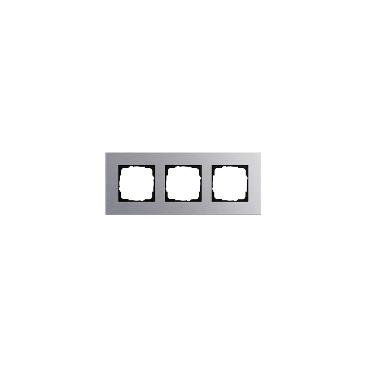 GIRA 021317 Abdeckrahmen 3f Gira Esprit Aluminium