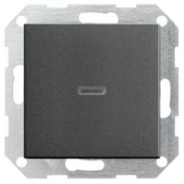 GIRA 013628 Tast-Kontrollschalter AusWe System 55 Anthrazit