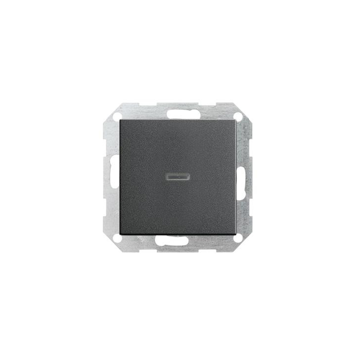 GIRA 013628 Tast-Kontrollschalter AusWe System 55 Anthrazit