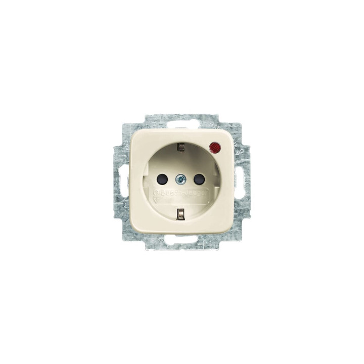 Busch-Jaeger 2310EUGL/VA-212-11 Busch-Protector® SCHUKO® Steckdosen-Einsatz mit Überspannungsschutz