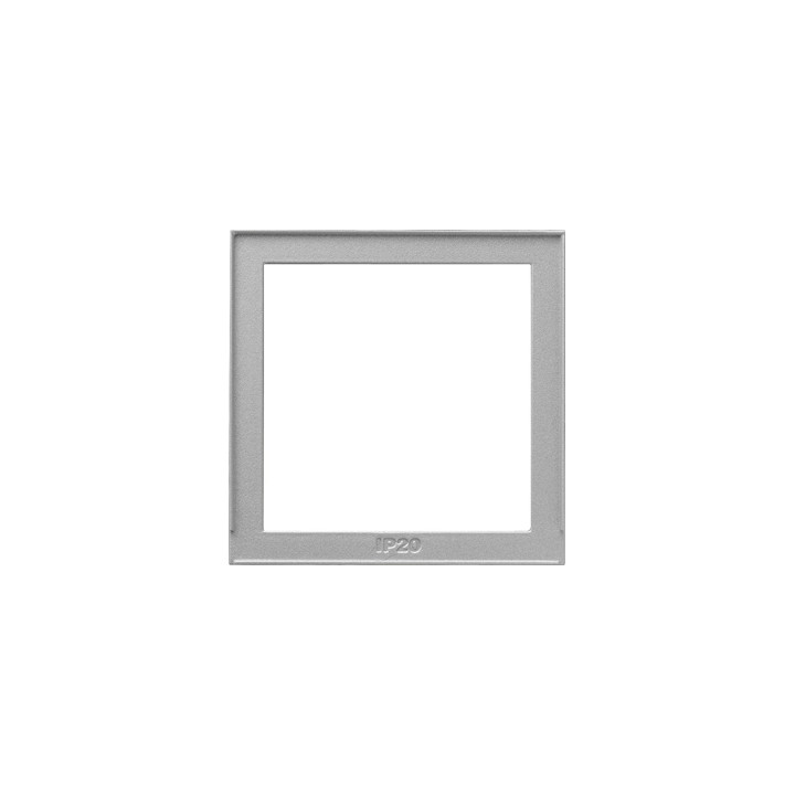 GIRA 028965 Adapterrahmen Gira TX_44 f. Sys55 Komp. Gira TX_44 Farbe Alu