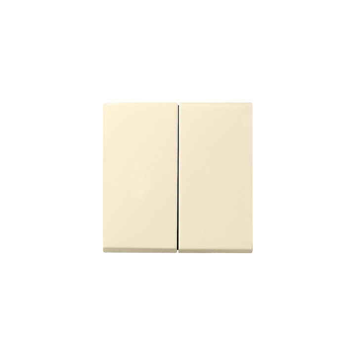 GIRA 029501 Wippe 2f System 55 Cremeweiß