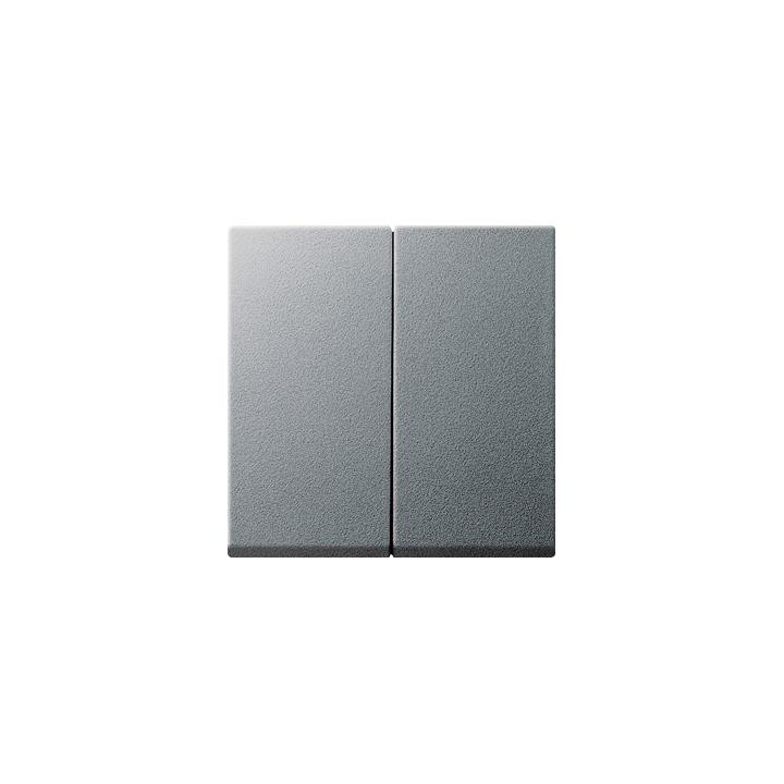 GIRA 026626 Wippe 2f + Set IP44 Standard 55, Gira E2 Farbe Alu