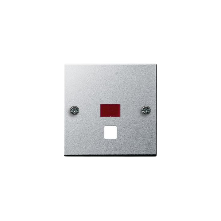GIRA 063826 Abdeckung Kontrollf. groß Zugschalter/-taster System 55 Farbe Alu